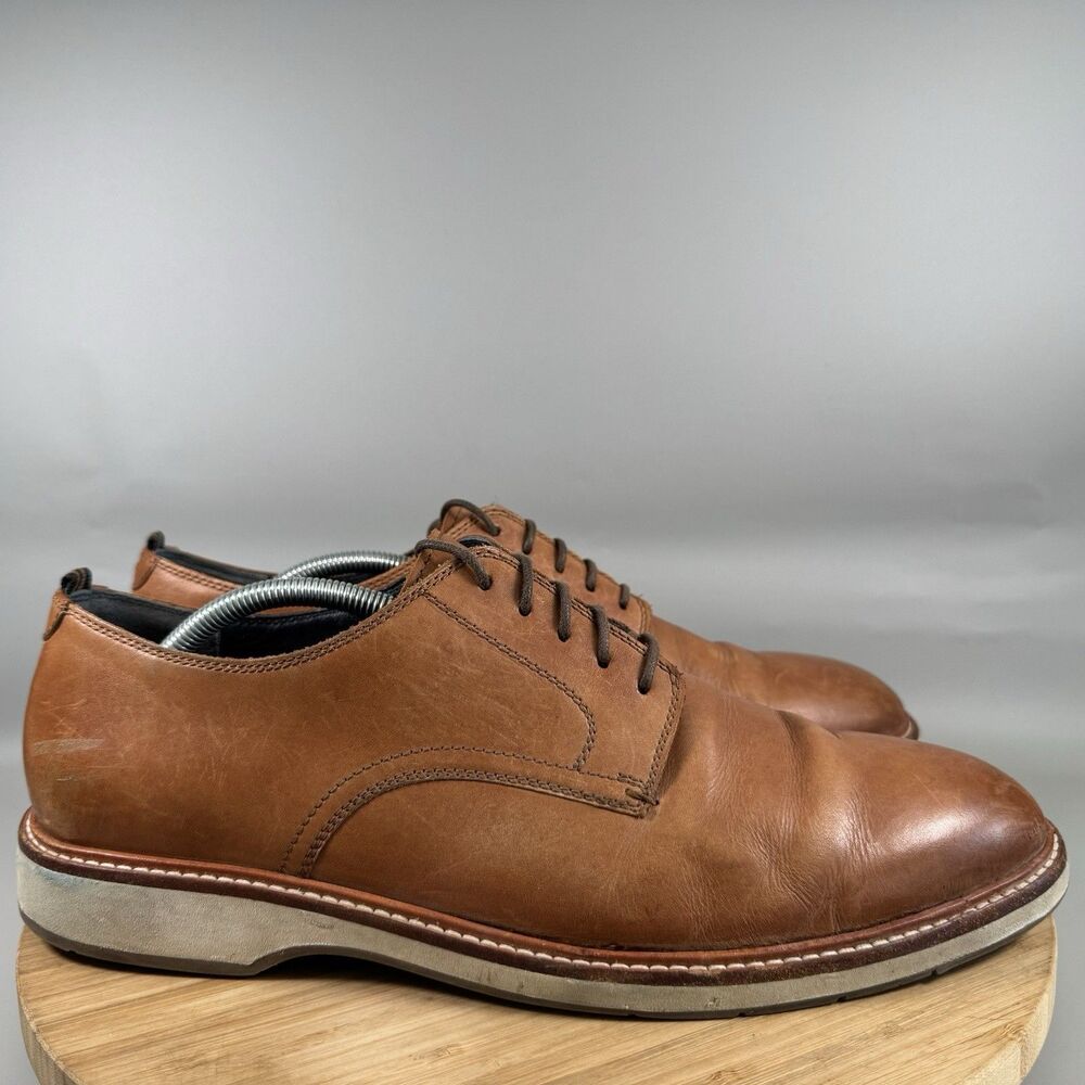 COLE HAAN The Go-To Oxford Shoes Men’s Size 12 Brown C30693 British Tan‎